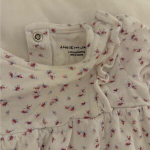 Janie and Jack Floral Baby romper onesie